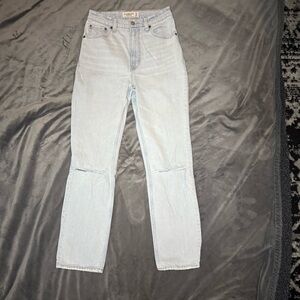 Abercrombie & Fitch Ankle Straight Jeans